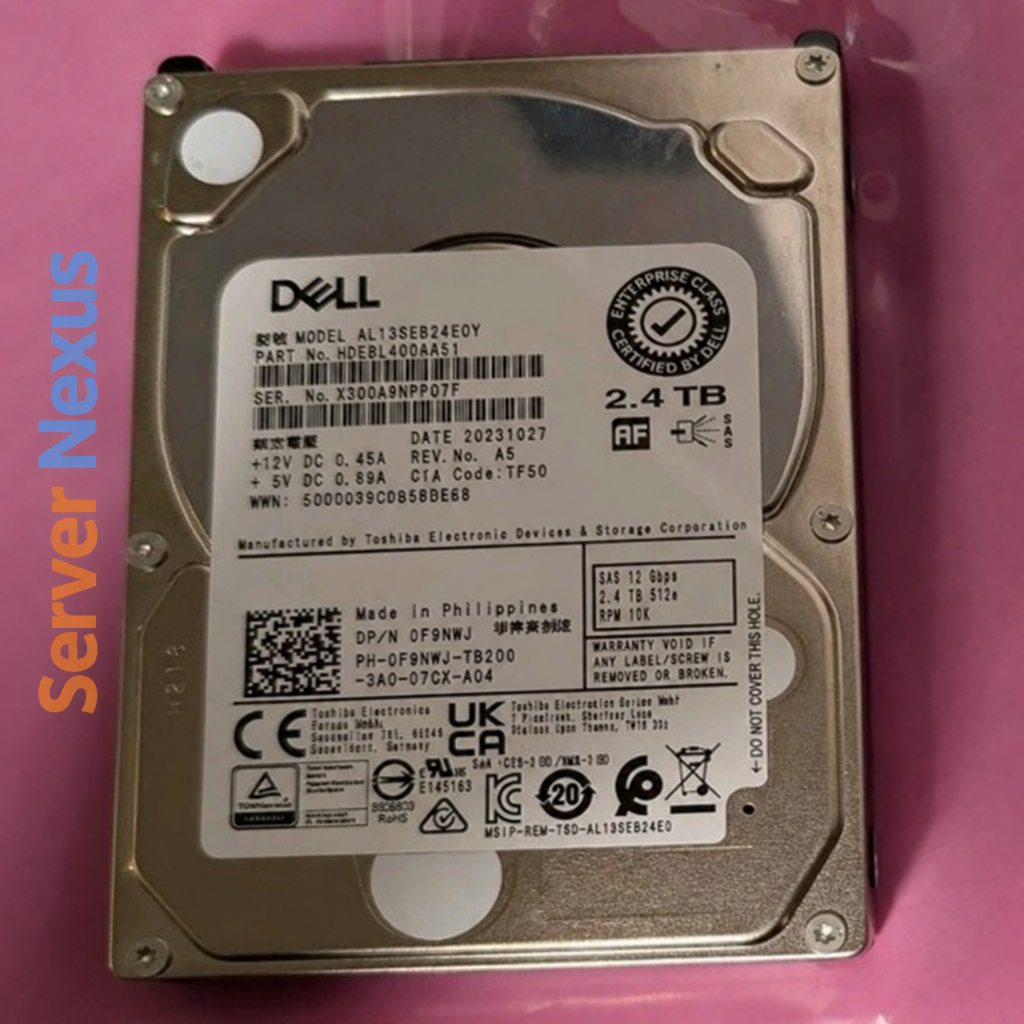 Dell 2.4TB 10K SAS 2.5